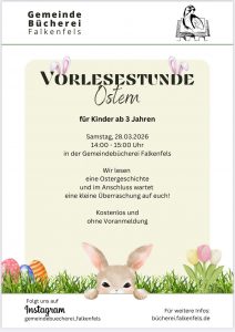 Vorlesestunde Ostern Plakat